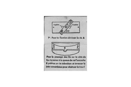 ARA 233 - Platine feu gabarit 2 navettes (métal)