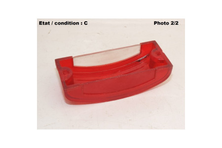 ARA 2L1 - Red taillight + licence plate light lens