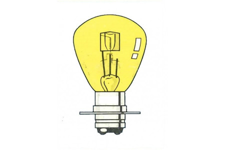 S15d - Lampe 6V 36/36W jaune