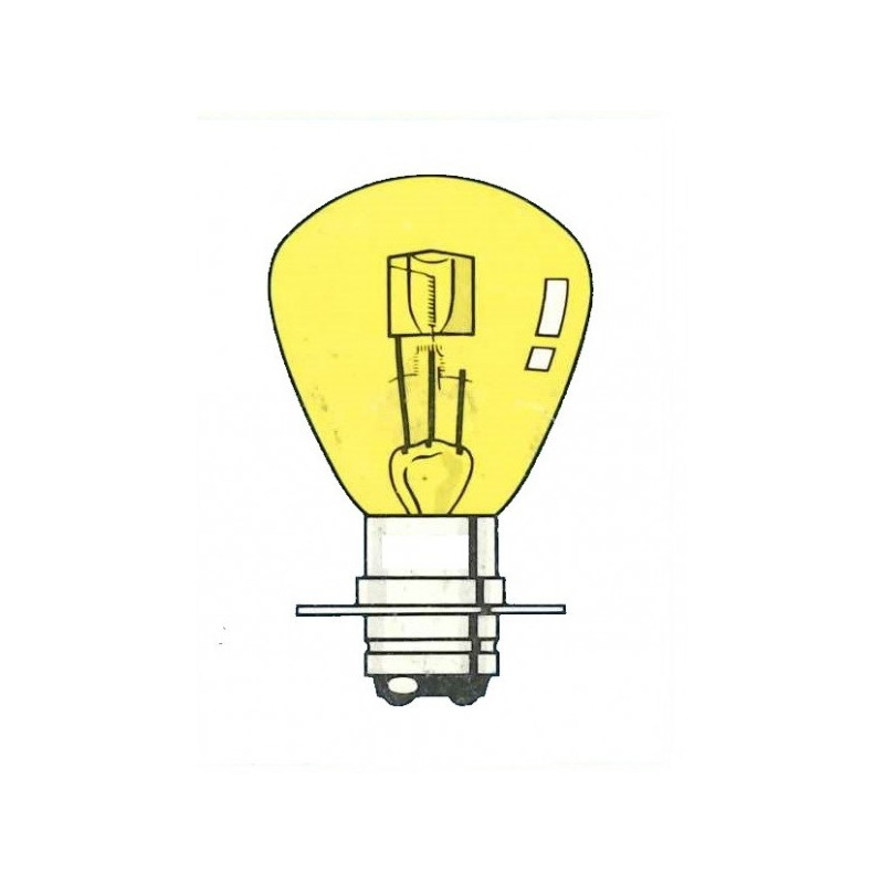 S15d - Bulb 6V 25/25W (50B) yellow