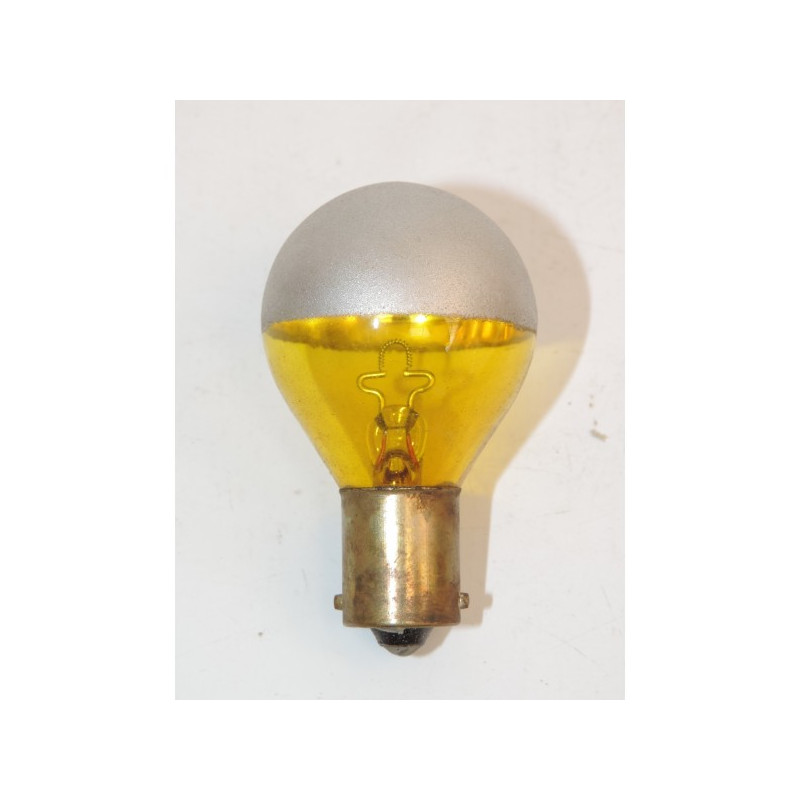 BA15s - Bulb 6V 45W BA15s yellow "Silvering"
