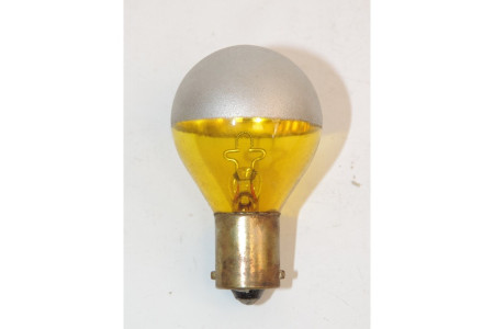 BA15s - Bulb 6V 45W BA15s yellow "Silvering"