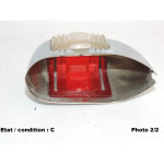 Left sidelight lens Fanal MARCHAL 7654G (plastic, chromed)