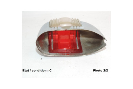 Left sidelight lens Fanal MARCHAL 7654G (plastic, chromed)
