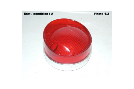 Cabochon feu arrière rouge PK 6740 (à casquette)
