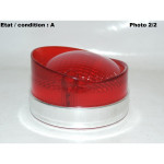 Red taillight lens PK 6740 (with cap)