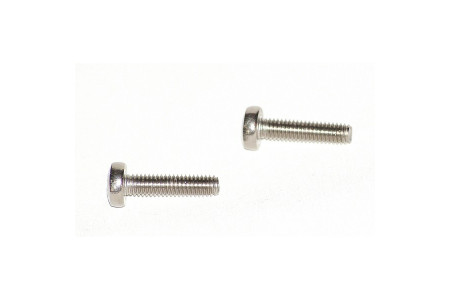 Pair of inox screws 23mm