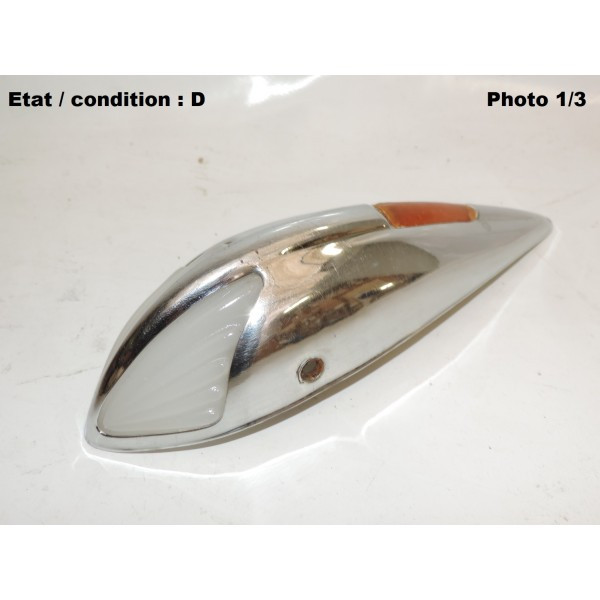 Front wing indicator light lens (chromed)