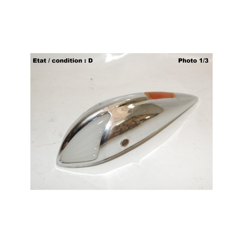 Front wing indicator light lens (chromed)