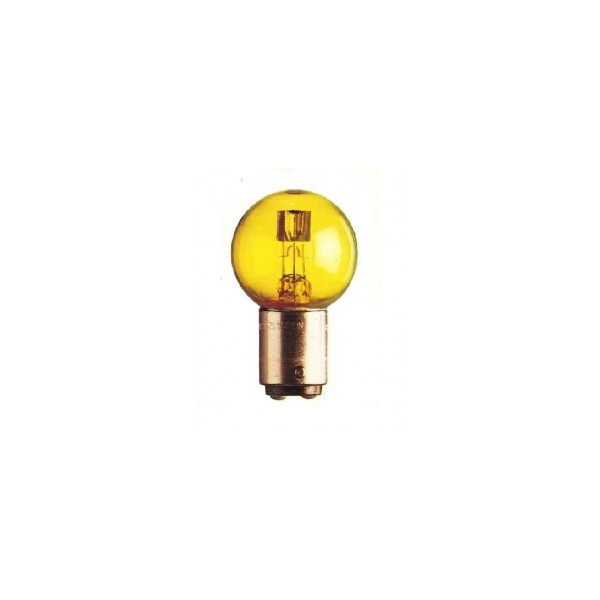 BA15d - Lampe 6V 25/25W jaune