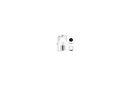 BA20s - Bulb 6V 45W white