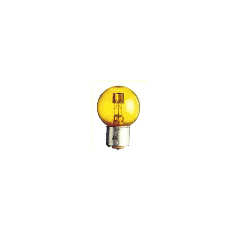 BA21d - Bulb  9,5V 25/25W yellow