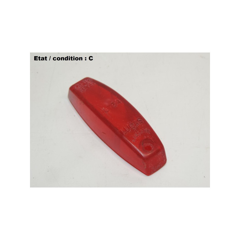 Red lateral light lens LUCAS L734