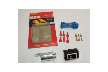12V - Kit signal de feux détresse warning complet KLAXON