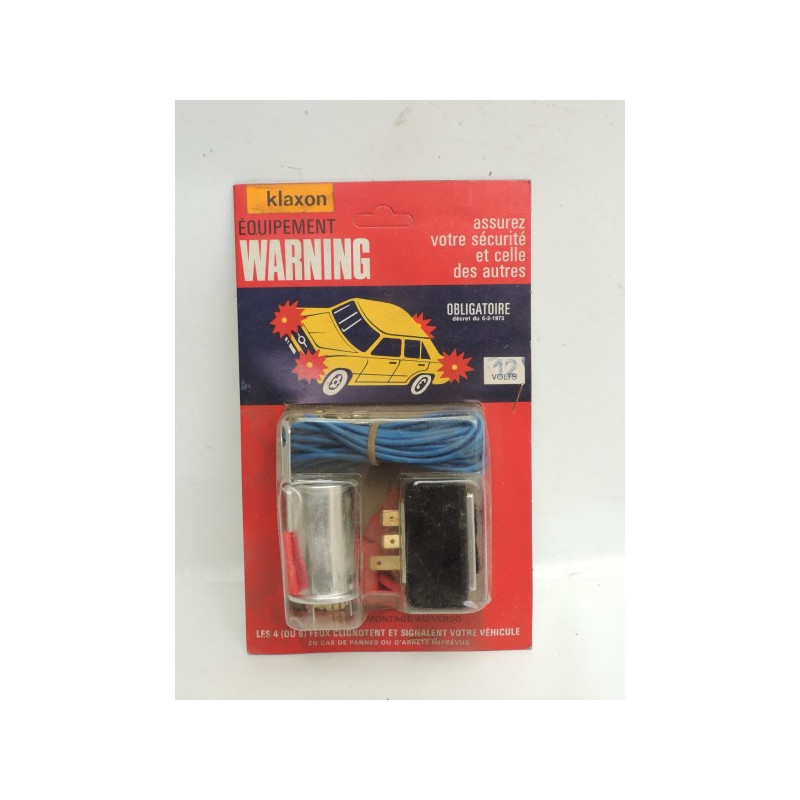 12V - Kit signal de feux détresse warning complet KLAXON