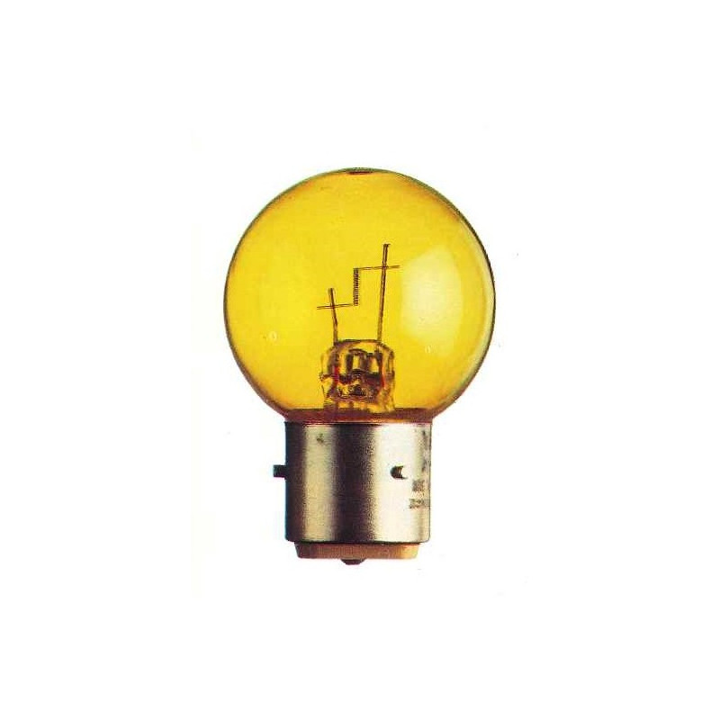 BA21s - Bulb 6V 50W yellow (4 pins)