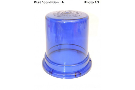Blue rotating beacon lens VALEO 082544
