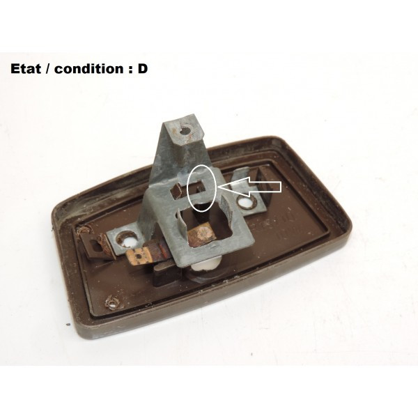 License plate light lens JOKON 22838 (brown)