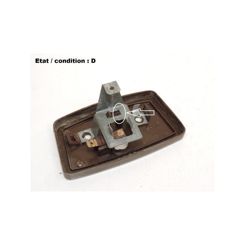 License plate light lens JOKON 22838 (brown)