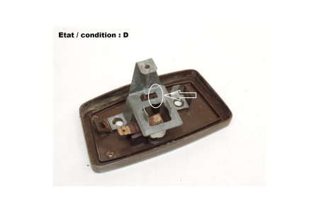 License plate light lens JOKON 22838 (brown)