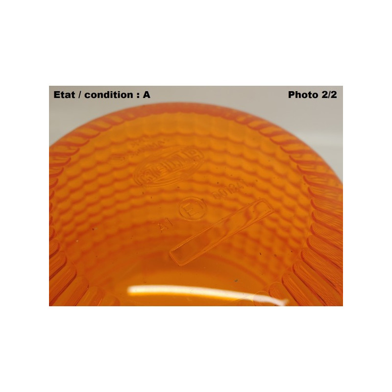 Cabochon feu gyrophare orange HELLA 9EL862141-001