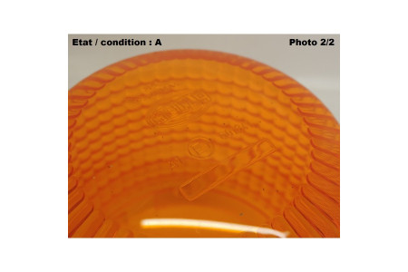 Cabochon feu gyrophare orange HELLA 9EL862141-001