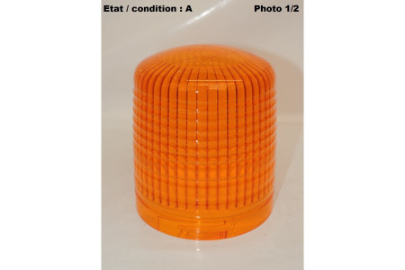 Cabochon feu gyrophare orange HELLA 9EL862141-001