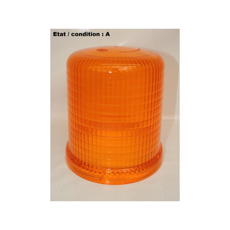 Orange rotating beacon lens KLJ80 HELLA 9EL855097-001