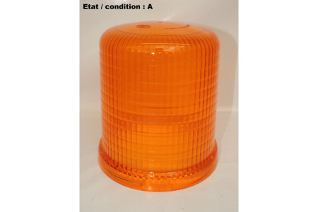 Orange rotating beacon lens KLJ80 HELLA 9EL855097-001