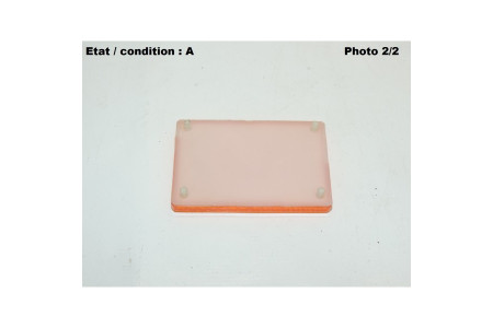 Orange rectangular reflector CIBIE 33