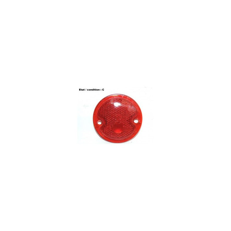 Cabochon feu arrière rouge K-D TRIFLEX Elite n°267 (verre)