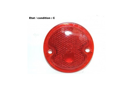 Cabochon feu arrière rouge K-D TRIFLEX Elite n°267 (verre)