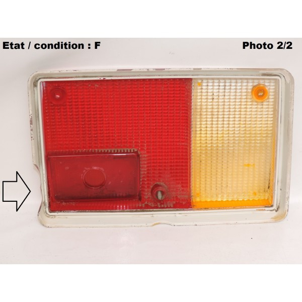 Left taillight lens FRANKANI 901G (chromed)