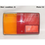 Left taillight lens SEIMA 646G (silver)