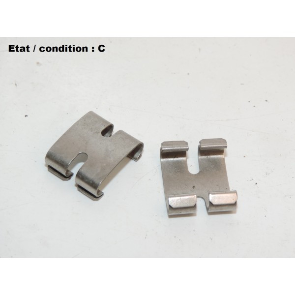Pair of retaining clips for headlight glass CIBIE
