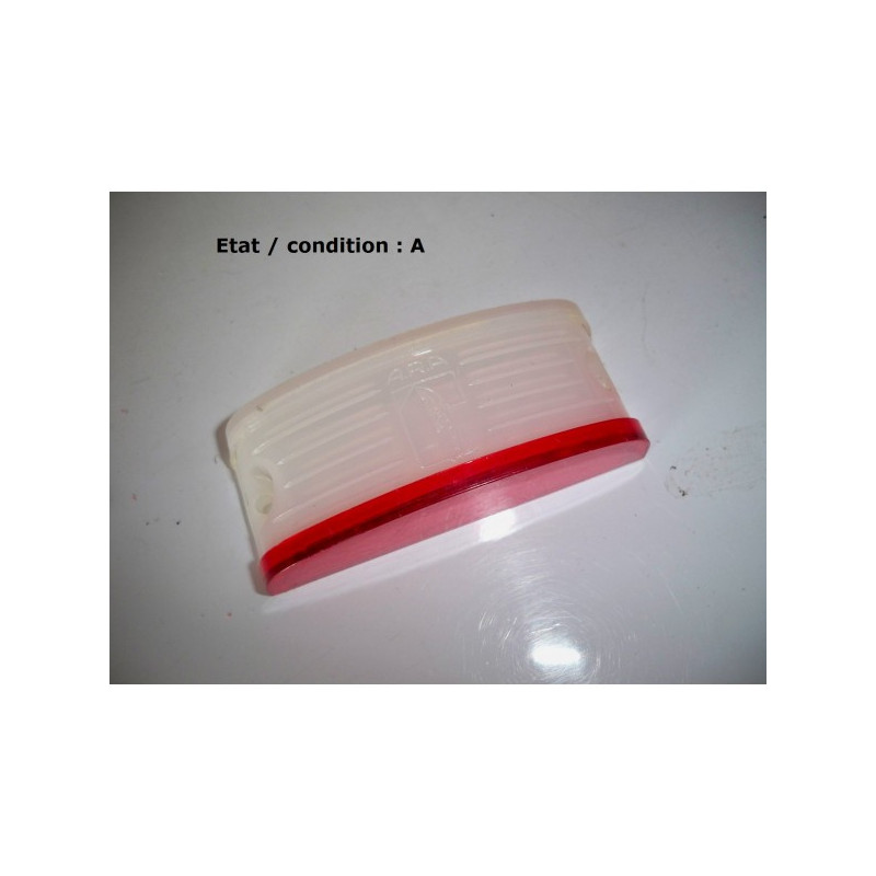ARA 220B - Cabochon feu gabarit blanc/rouge