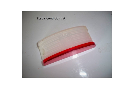 ARA 220B - Cabochon feu gabarit blanc/rouge