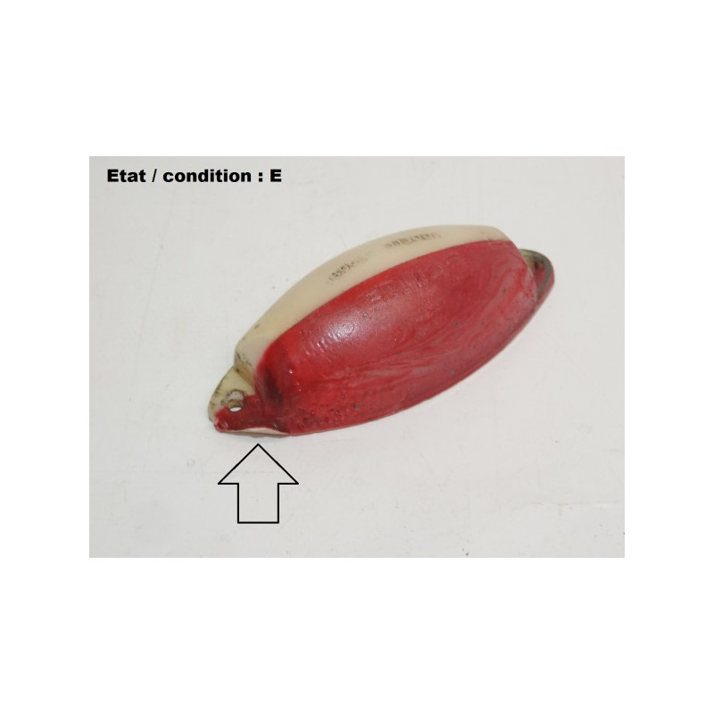 Cabochon feu gabarit blanc rouge SCINTEX STL PS1