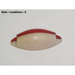 Cabochon feu gabarit blanc rouge SCINTEX STL PS1
