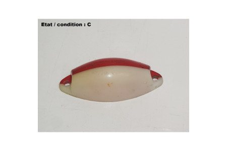 Cabochon feu gabarit blanc rouge SCINTEX STL PS1