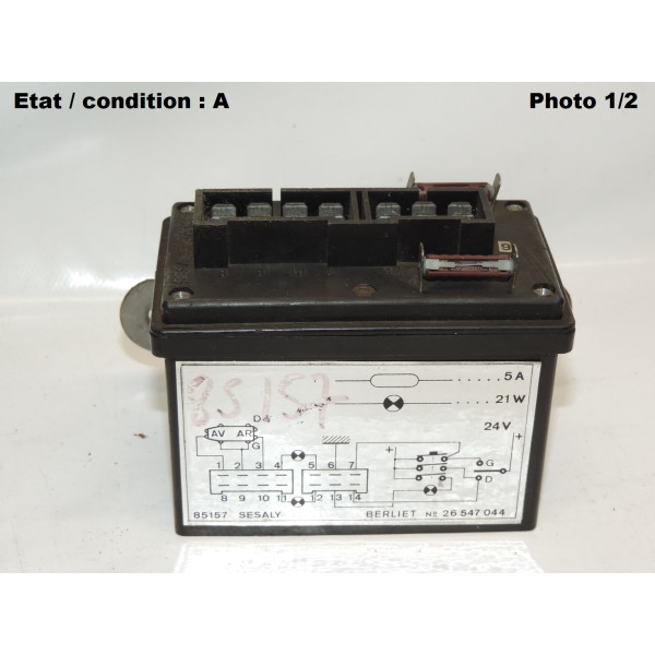 Centrale clignotante 24V SESALY 85157