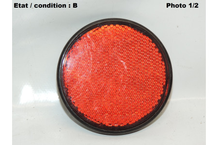 Round red reflector ULO 148