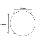 Headlight european code CIBIE 460069