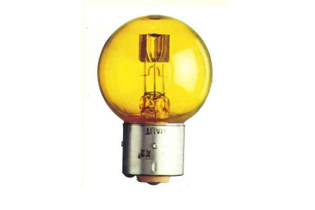 Lampe 12V 36/45W jaune BA21d