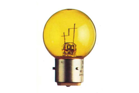 BA21s - Lampe 6V / 8V 50B jaune