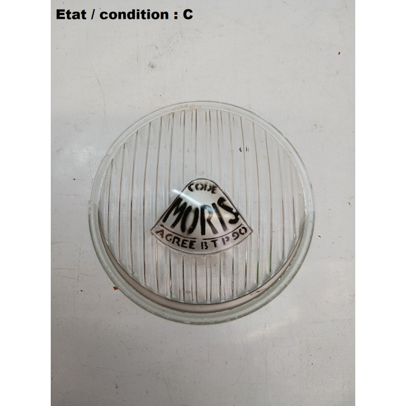 Verre de phare Code MORIS Agrée BTP 90