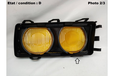 BMW serie 3 E36 (90-94) - Right yellow intermediate headlight glass BOSCH 1305544154
