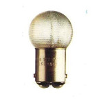 BA15d - Lampe 24V  5W (verre granité)