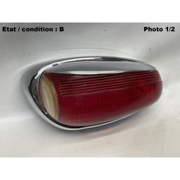 CITROEN 2CV (59-63) - Left chromed indicator light lens LABINAL 2422