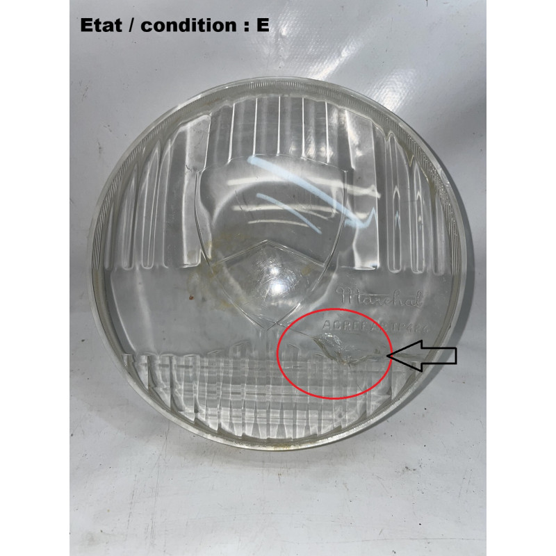 Headlight Standard Code glass MARCHAL 101416 (ABTP 424)